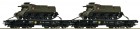 67108 Roco Set of 2 Heavy Duty cars loaded with M7B2 of Austrian Army